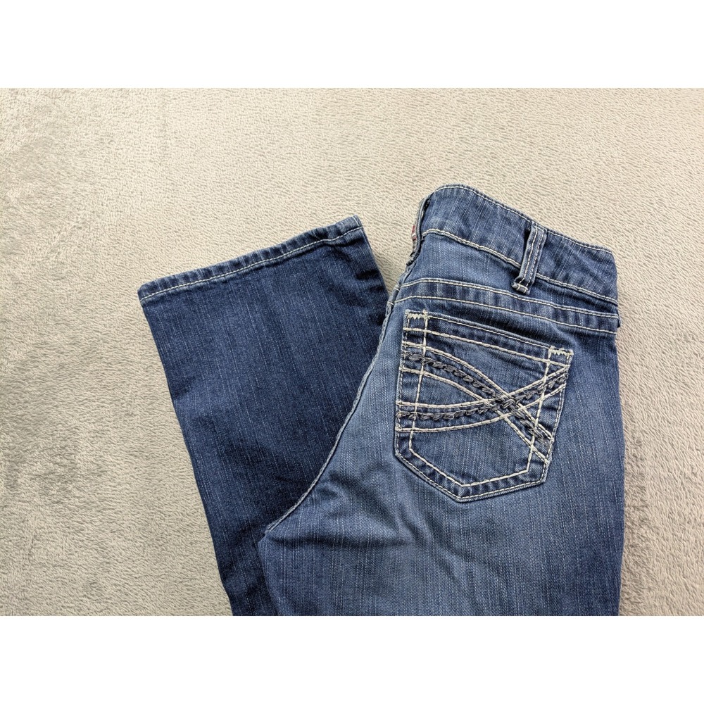 Ariat FR Jeans Womens 29R Mid Rise Boot Flame Resistant Denim Medium Wash 105037